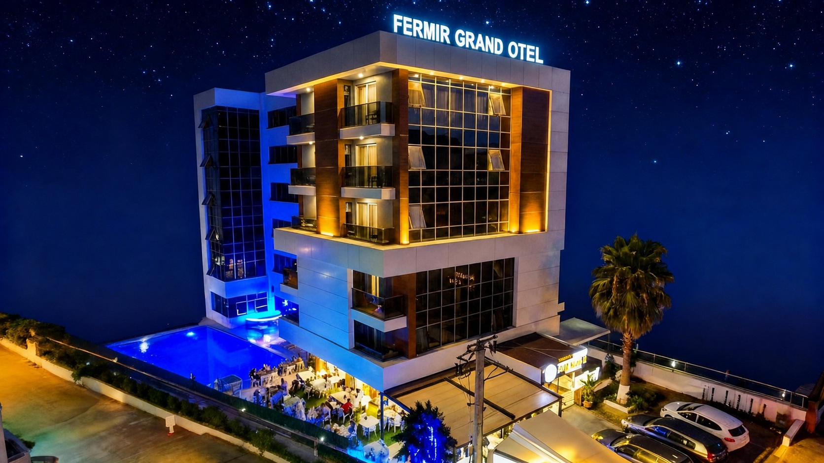 Mersin Fermir Otel — Kızkalesi'nde gece